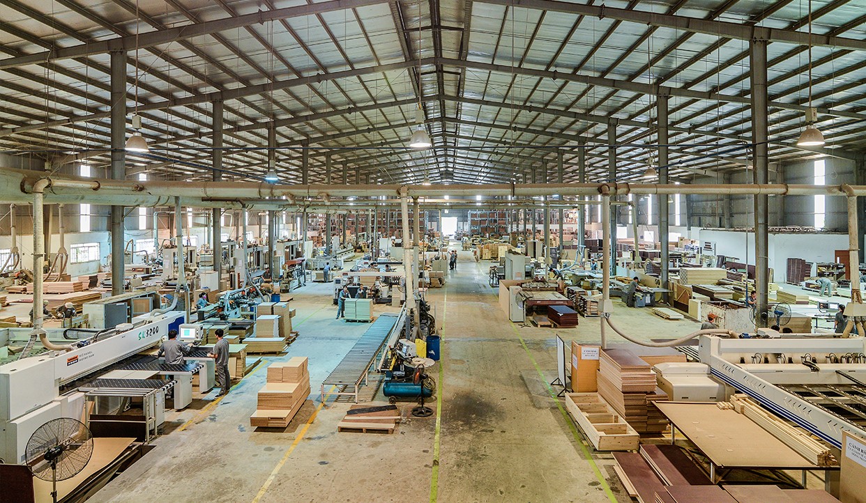 The market of furniture factory in Vietnam Kizuna