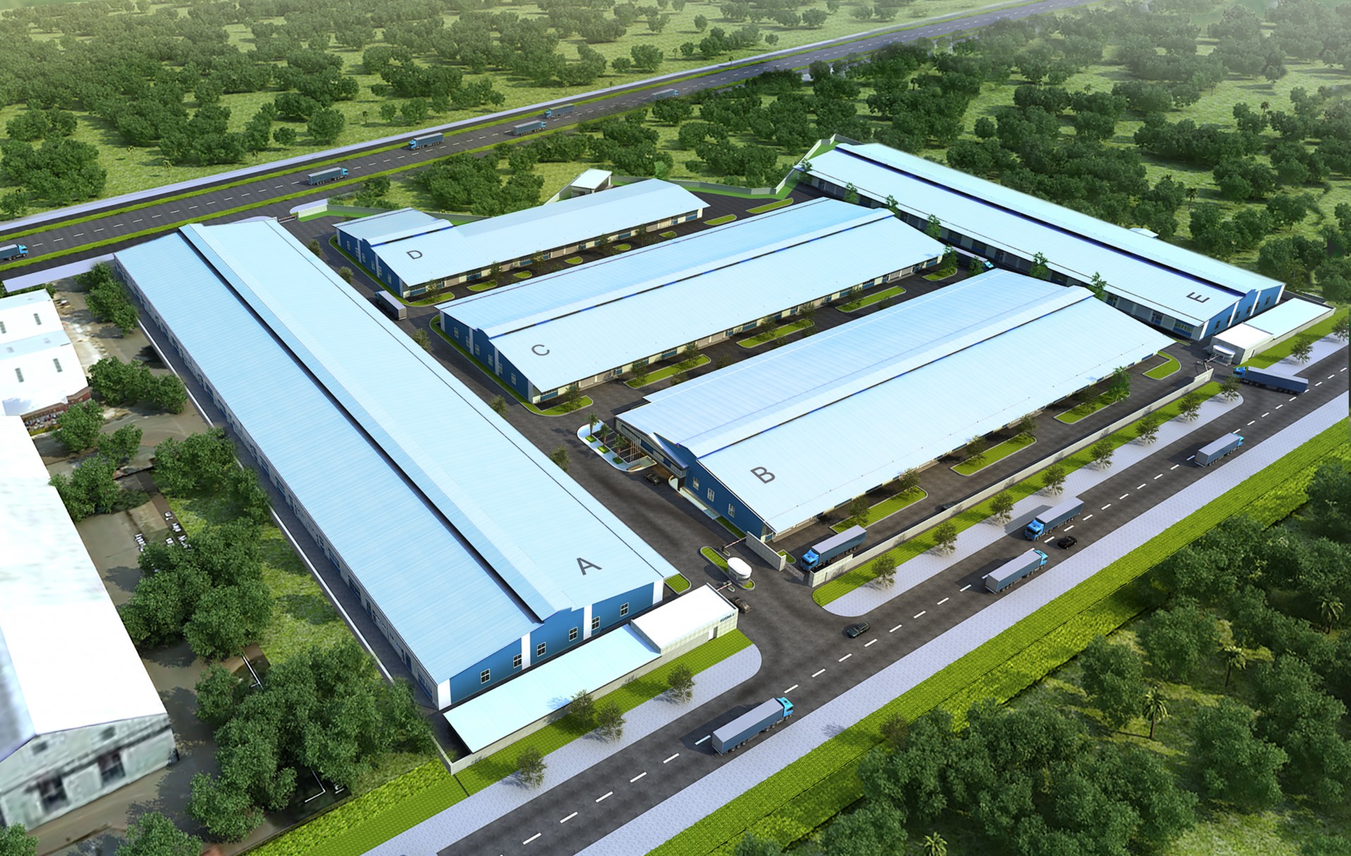 구축된 공장