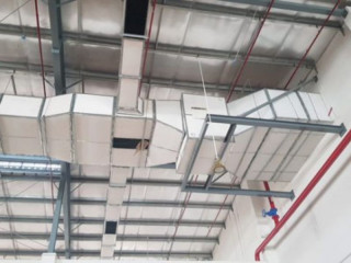 Hệ thống hút khói hành lang nhà xưởng