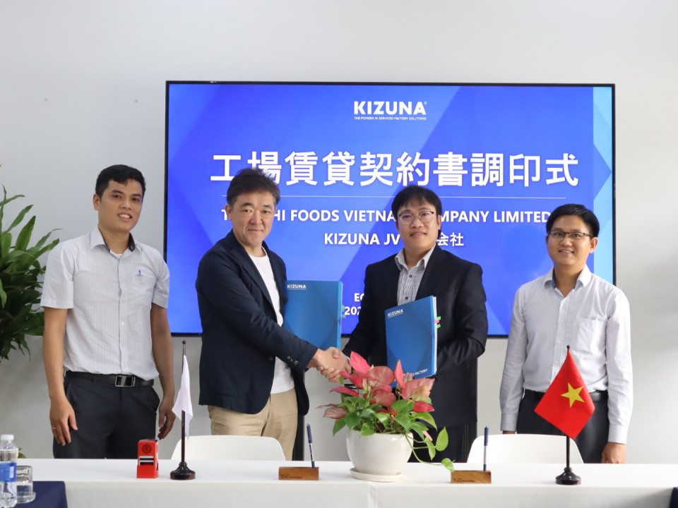 Lễ Ký Kết Hợp Đồng Thuê Xưởng Kizuna - Tokachi Foods Vietnam | Đối Tác Chiến Lược FDI Nhật-Việt
